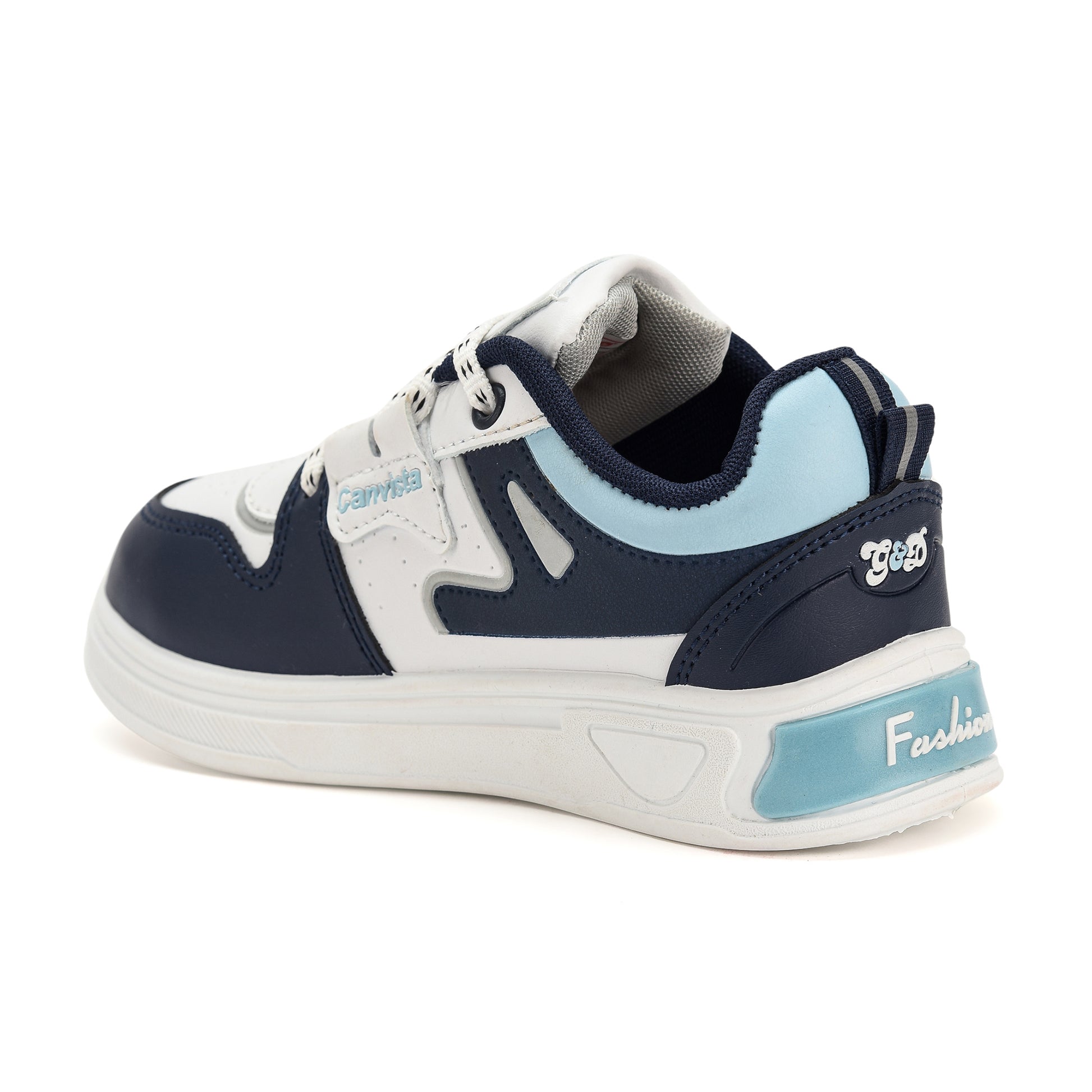 Canvista Kids Sneakers – Canvas-Style Lace-Up Shoes