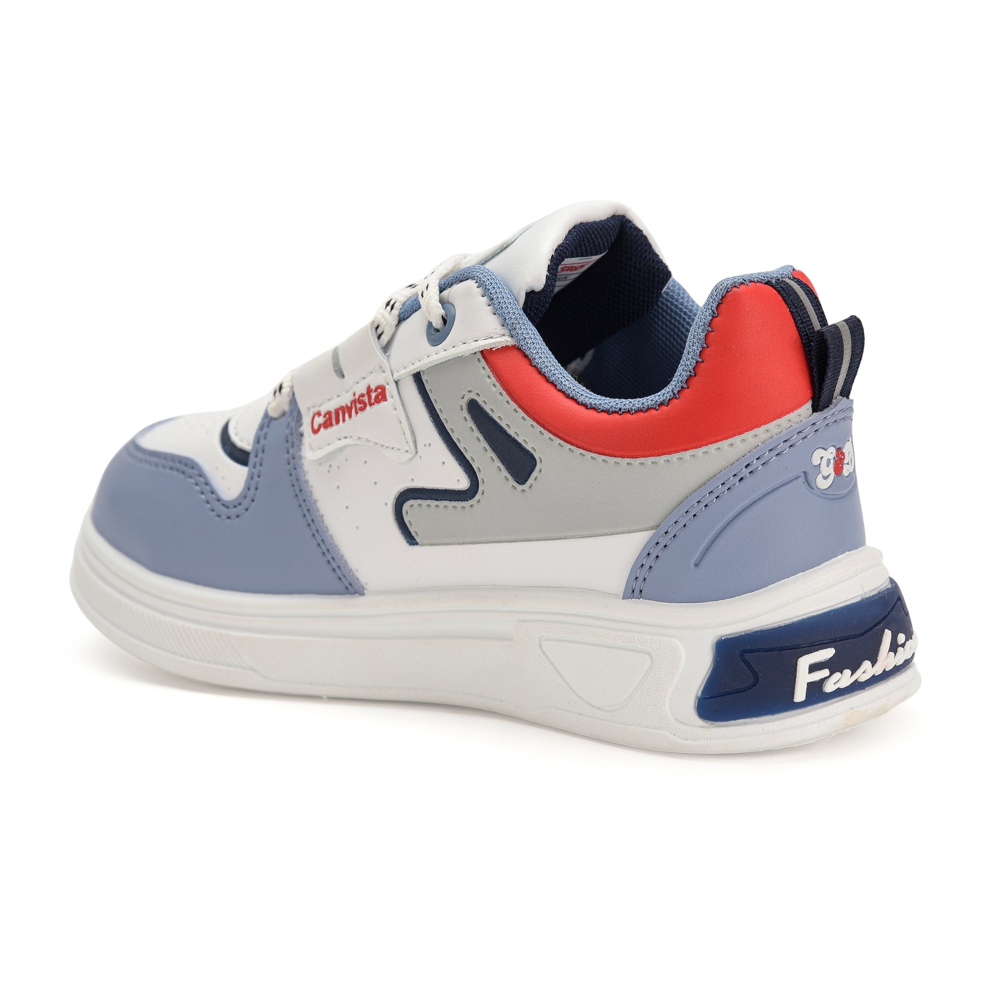 Canvista Kids Sneakers – Canvas-Style Lace-Up Shoes