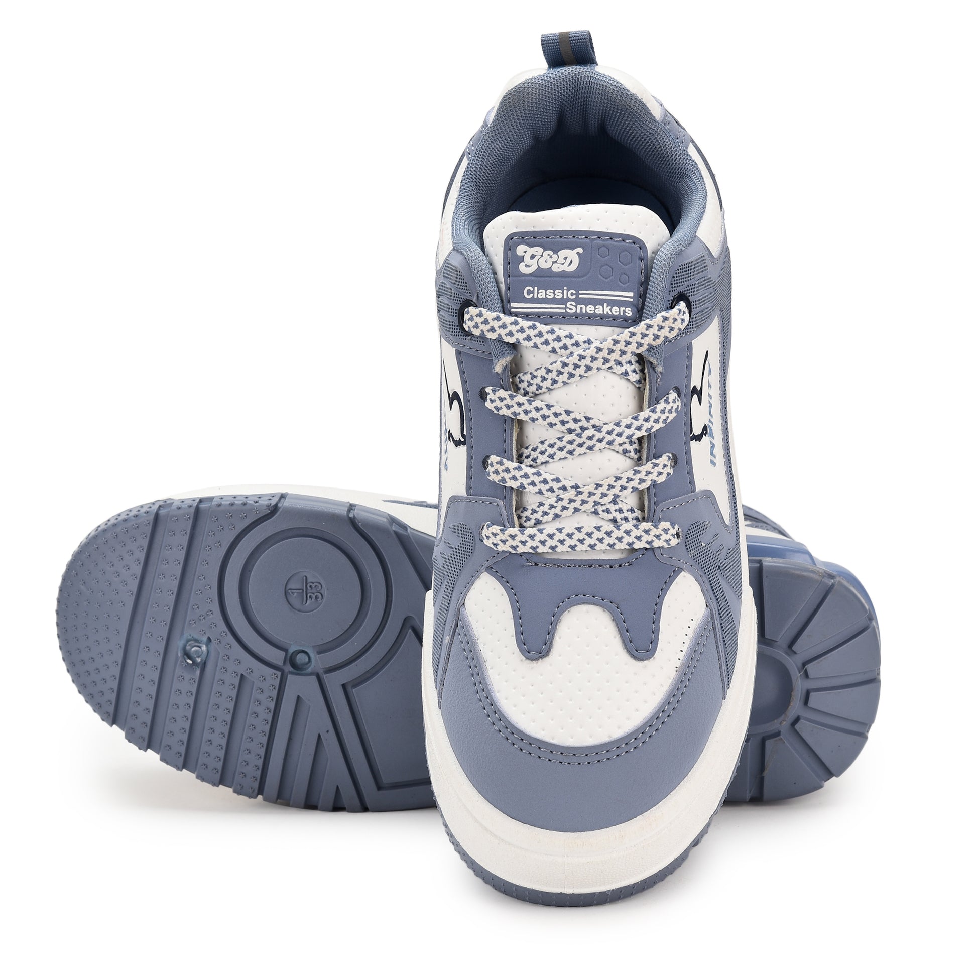 Infinity Kids Sneakers – Lace-Up Unisex Shoes
