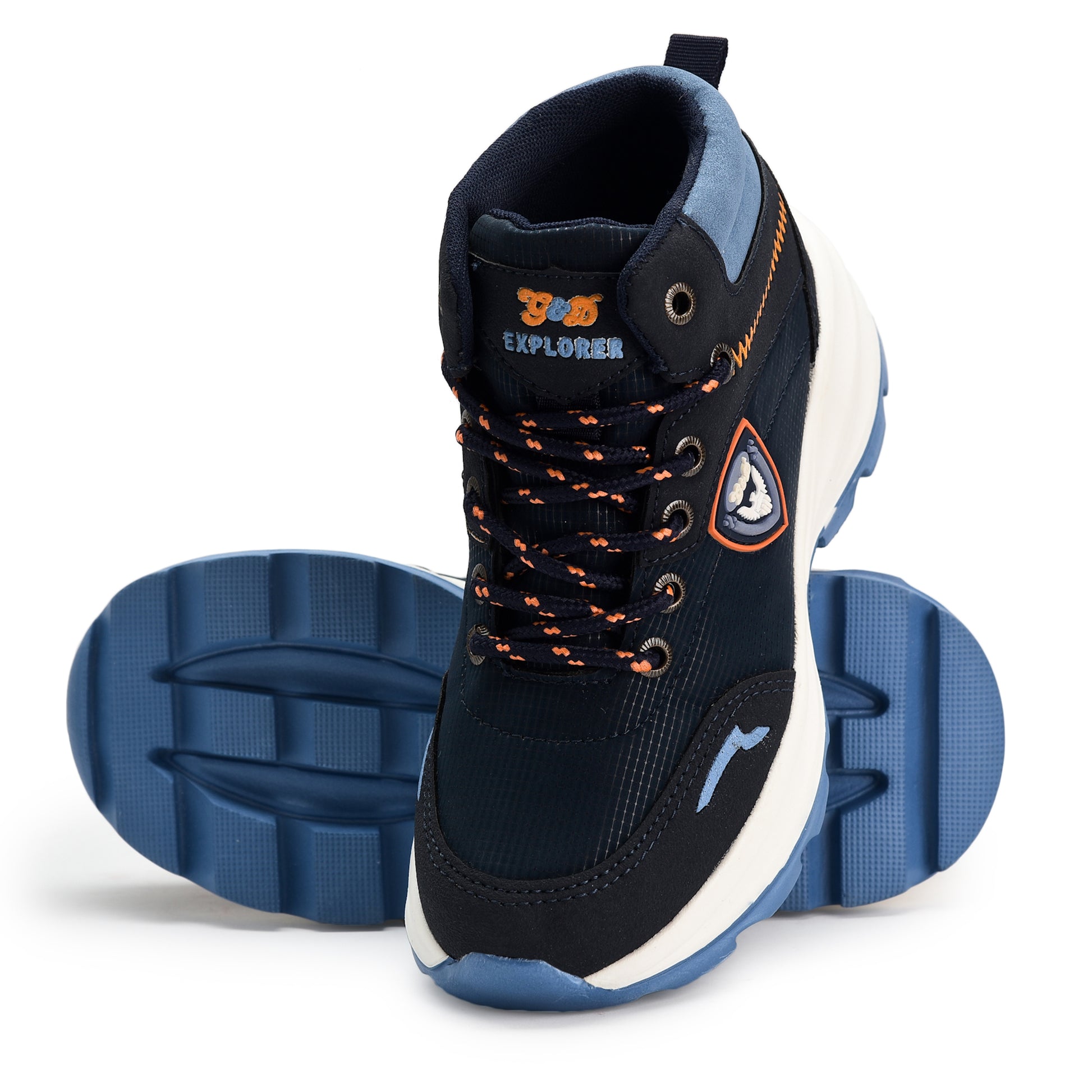 Explorer Kids Sports Shoes – Lace-Up Outdoor Unisex Shoes
