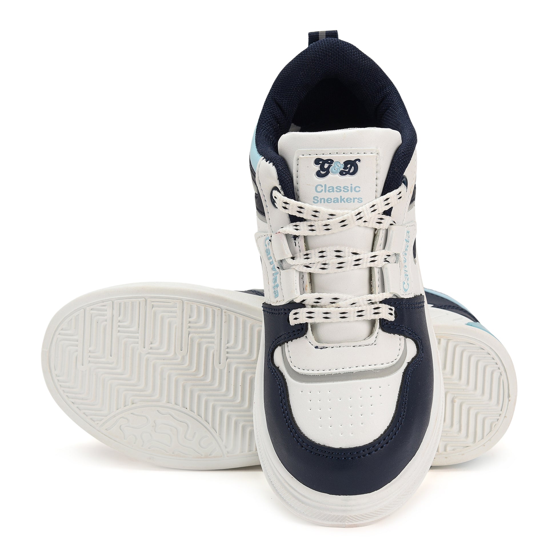 Canvista Kids Sneakers – Canvas-Style Lace-Up Shoes