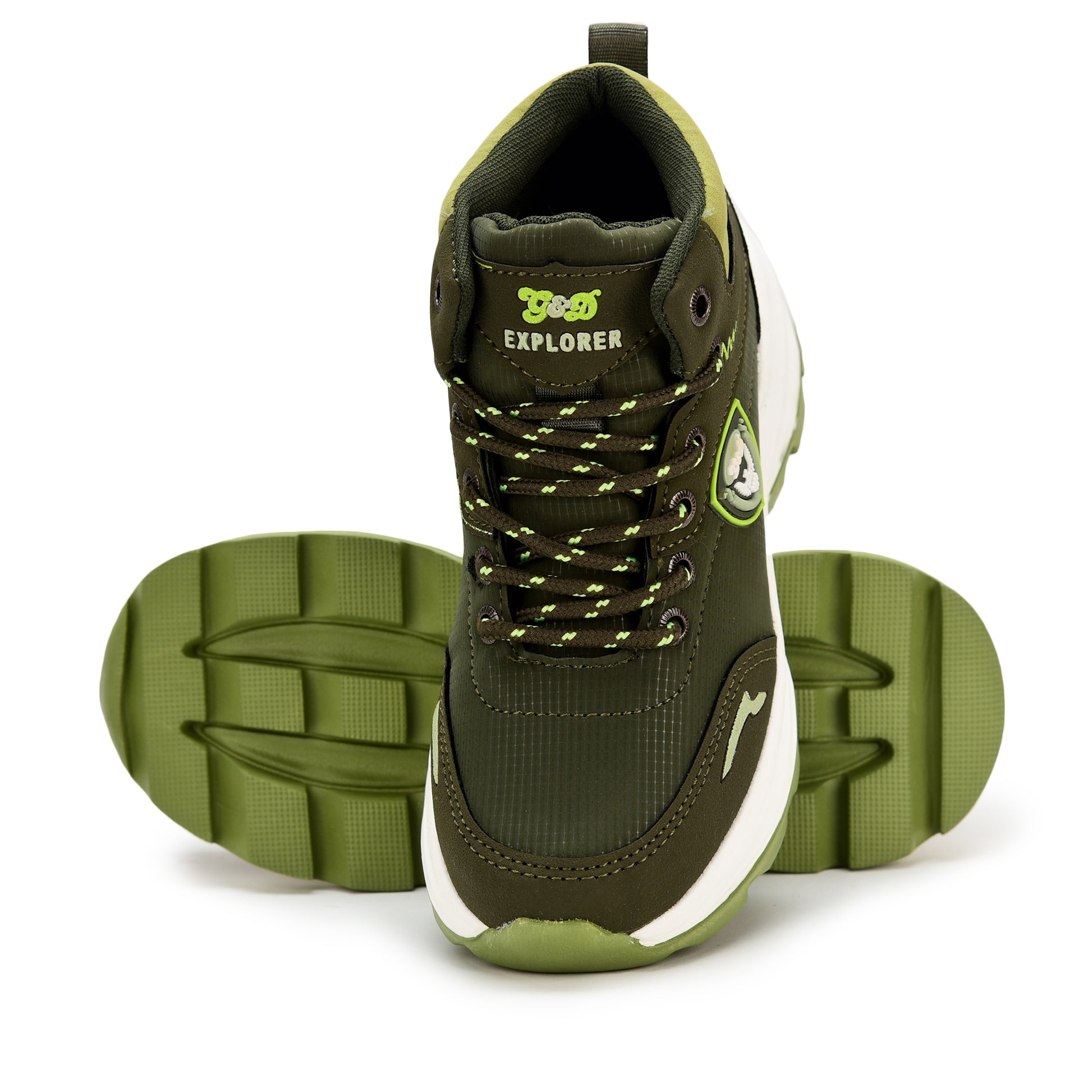 Explorer Kids Sports Shoes – Lace-Up Outdoor Unisex Shoes