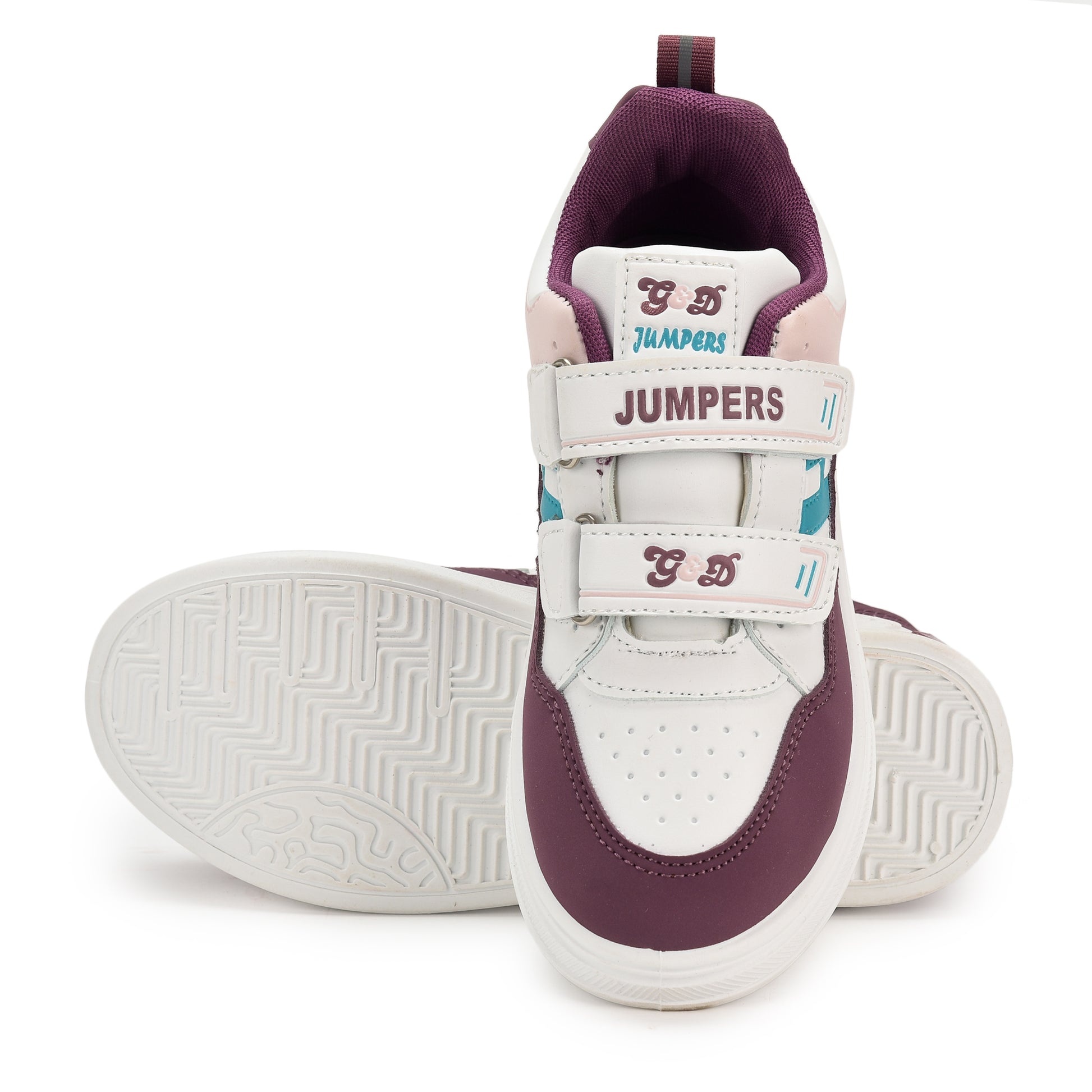 Jumpers Kids Sneakers – Velcro Easy-Wear Unisex Shoes