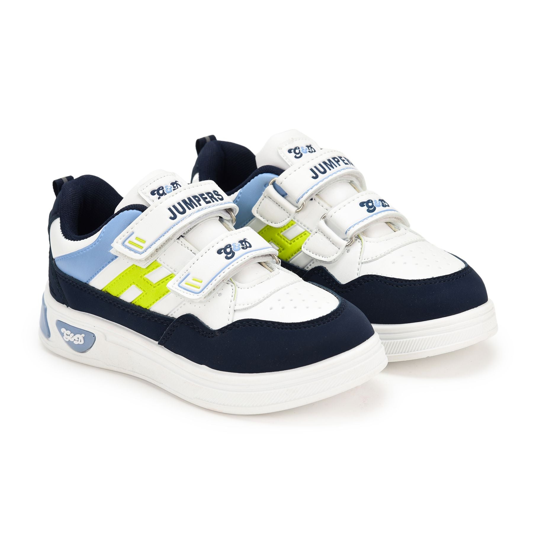 Jumpers Kids Sneakers – Velcro Easy-Wear Unisex Shoes