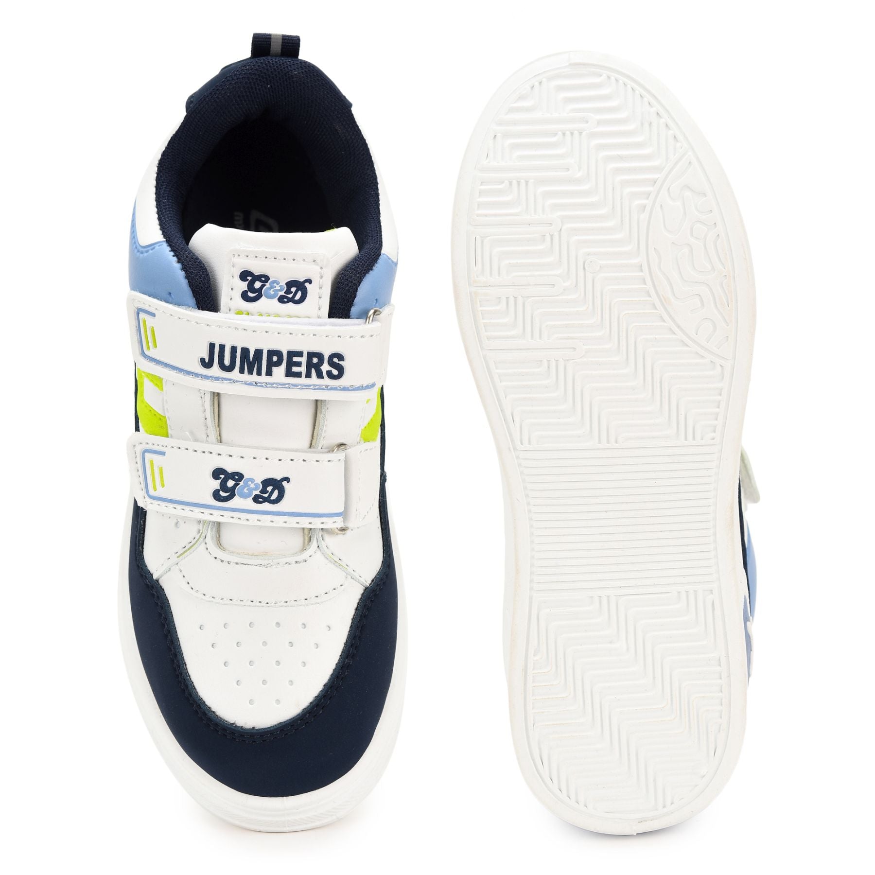 Jumpers Kids Sneakers – Velcro Easy-Wear Unisex Shoes