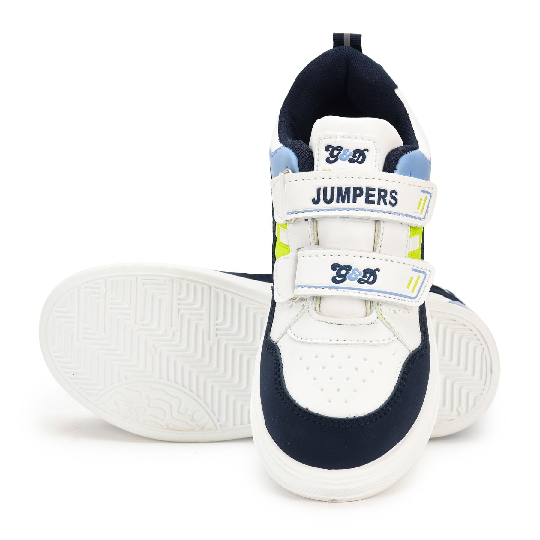 Jumpers Kids Sneakers – Velcro Easy-Wear Unisex Shoes