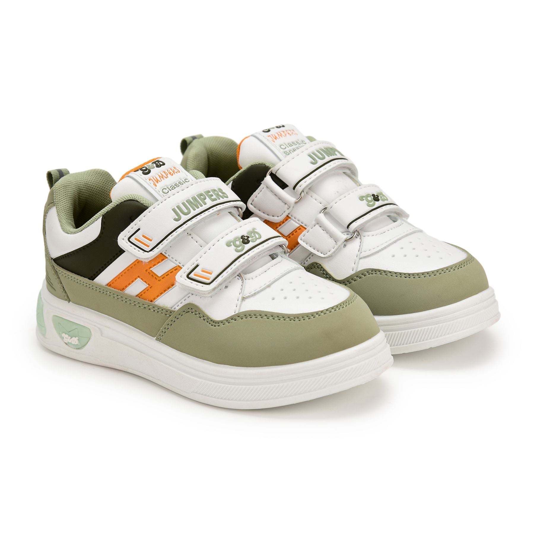Jumpers Kids Sneakers – Velcro Easy-Wear Unisex Shoes