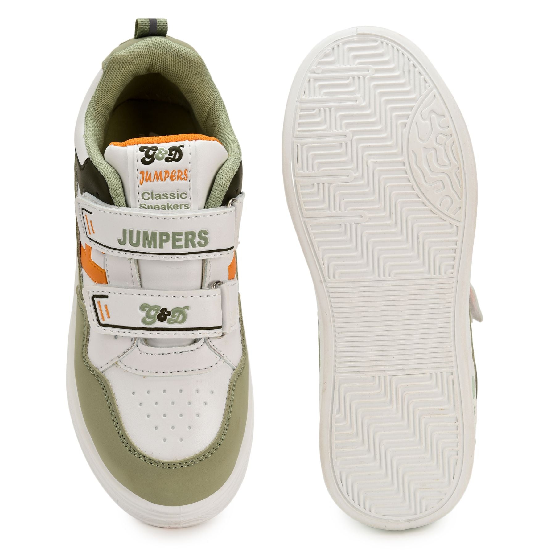 Jumpers Kids Sneakers – Velcro Easy-Wear Unisex Shoes