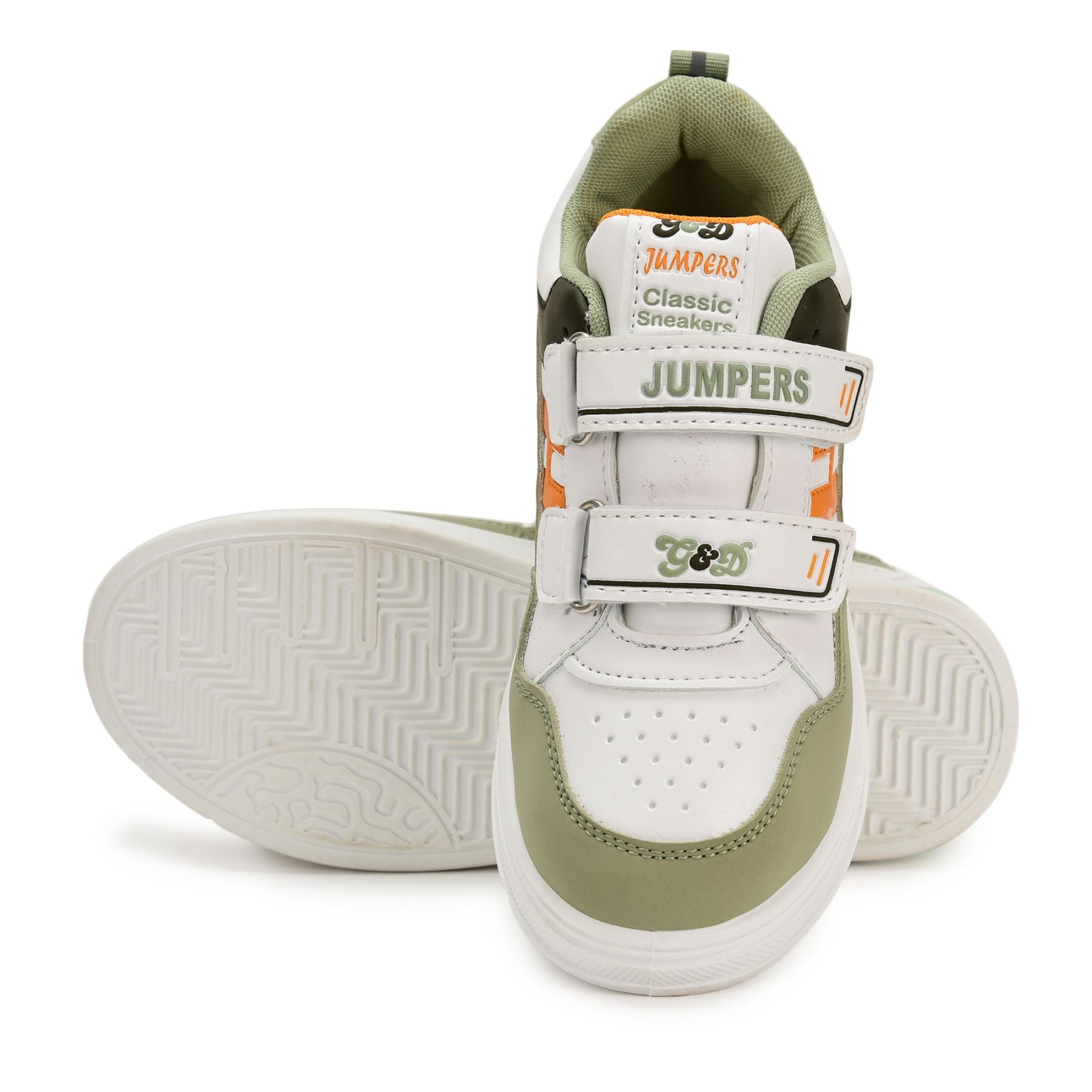 Jumpers Kids Sneakers – Velcro Easy-Wear Unisex Shoes
