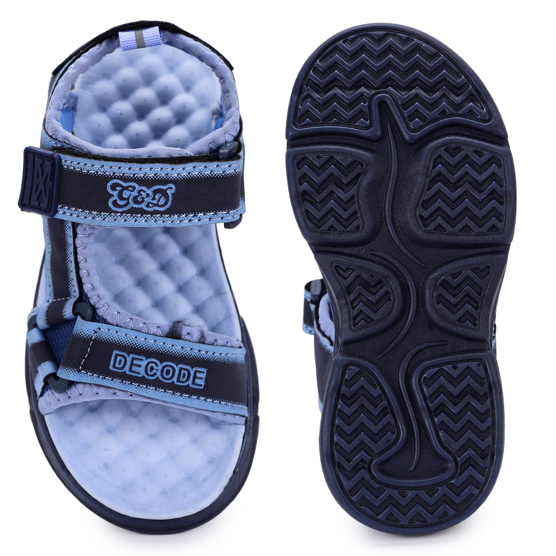 Decode Kids Sandals – Rexin Velcro Unisex Sandals