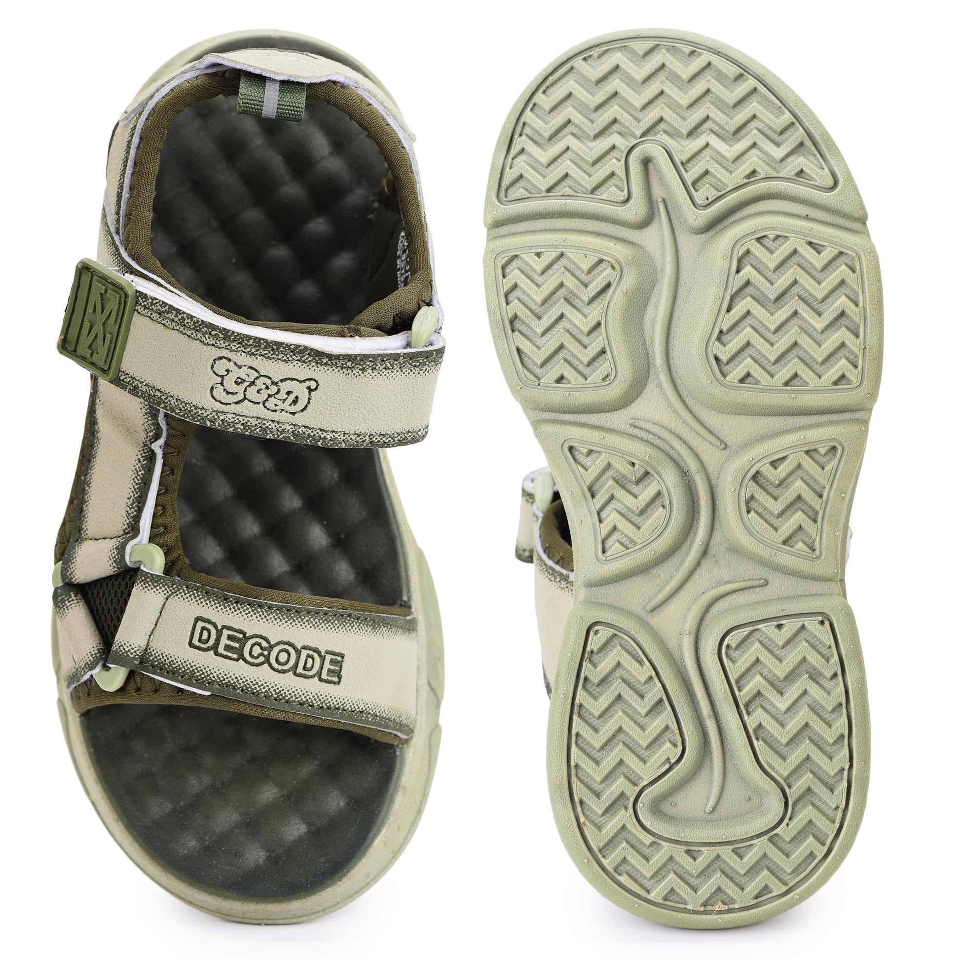 Decode Kids Sandals – Rexin Velcro Unisex Sandals