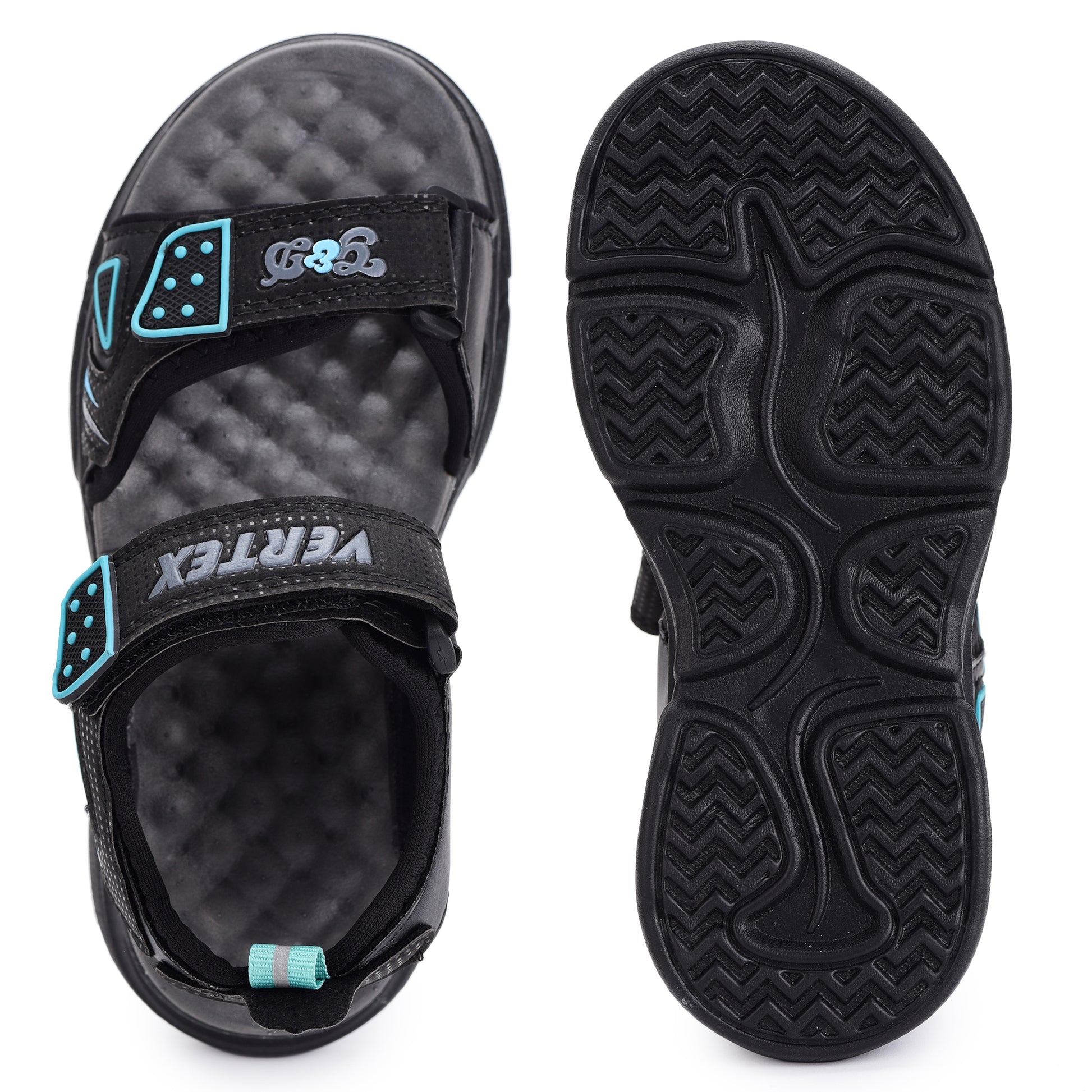 Vertex Kids Sandals – Rexin Velcro Breathable Sandals