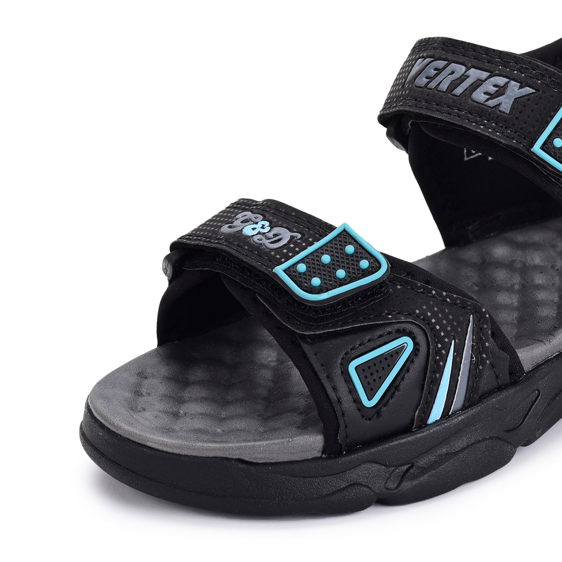 Vertex Kids Sandals – Rexin Velcro Breathable Sandals
