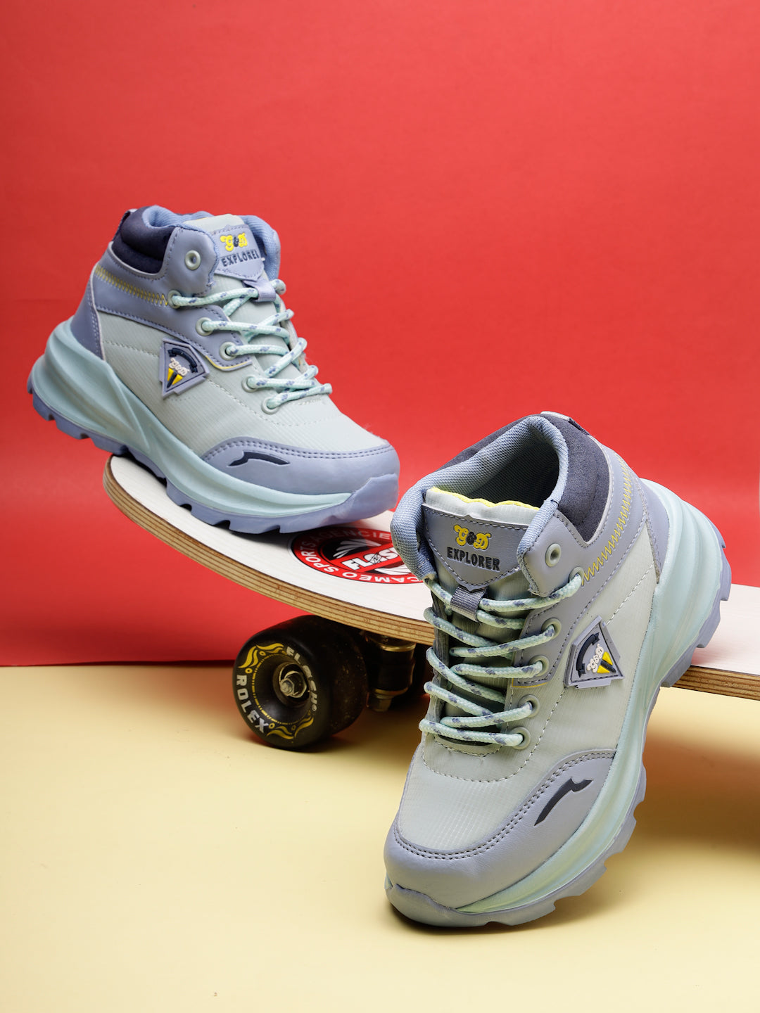 Explorer 2 Kids Sports Shoes – Lace-Up Outdoor Unisex Shoes