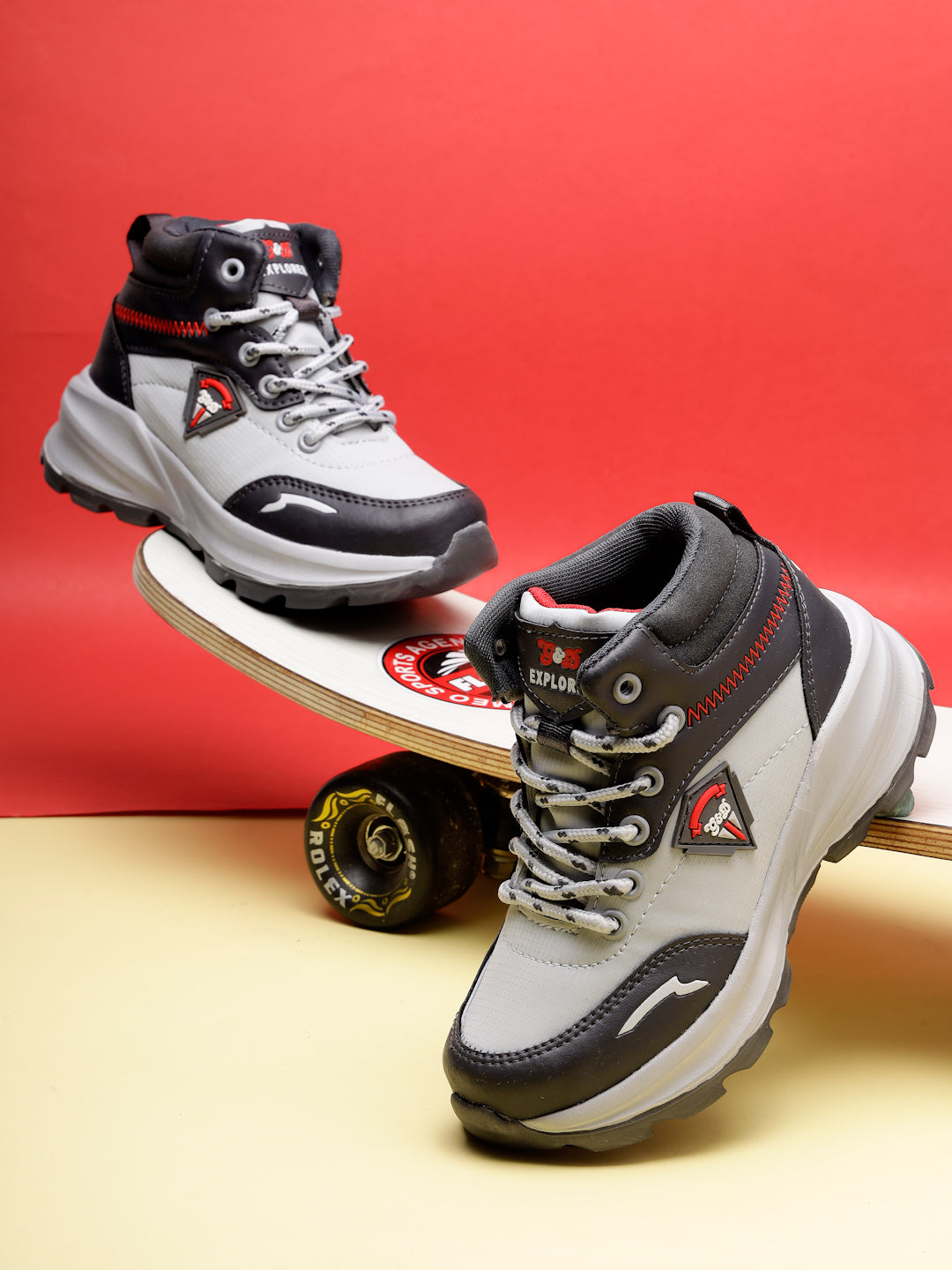 Explorer 2 Kids Sports Shoes – Lace-Up Outdoor Unisex Shoes